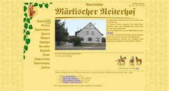 Desktop Screenshot of maerkischer-reiterhof.de